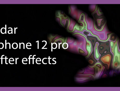 LIDAR iPhone 12 Pro After Effects